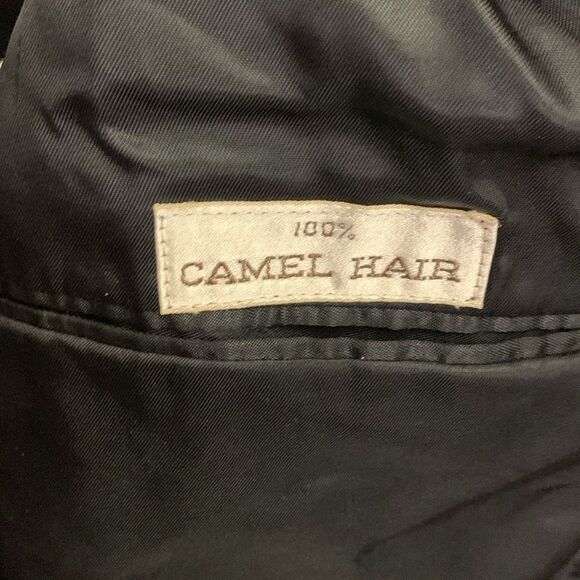 Pincus Brothers Black Maxwell 100% Camel Hair Sport Coat Jacket Size 44R - Picture 9 of 14
